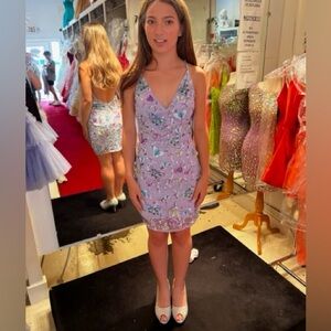 Butterfly mini dress